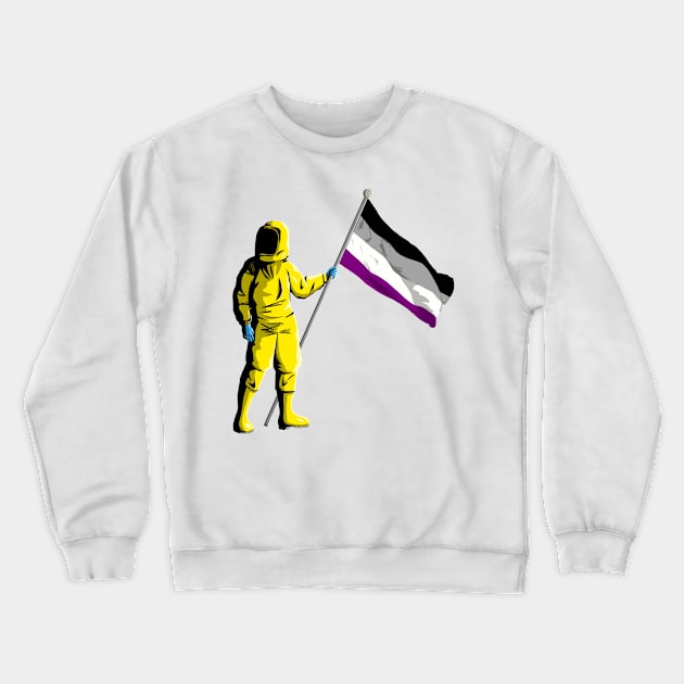 Quaranpride - Asexual Crewneck Sweatshirt by CosmicFlyer